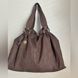 Jerrigo Italian made leather reptile print Large purse